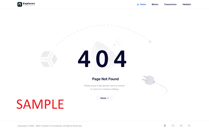 404 ERROR SAMPLE